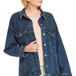 Eileen Fisher Oversized Jean Jacket Nwt 